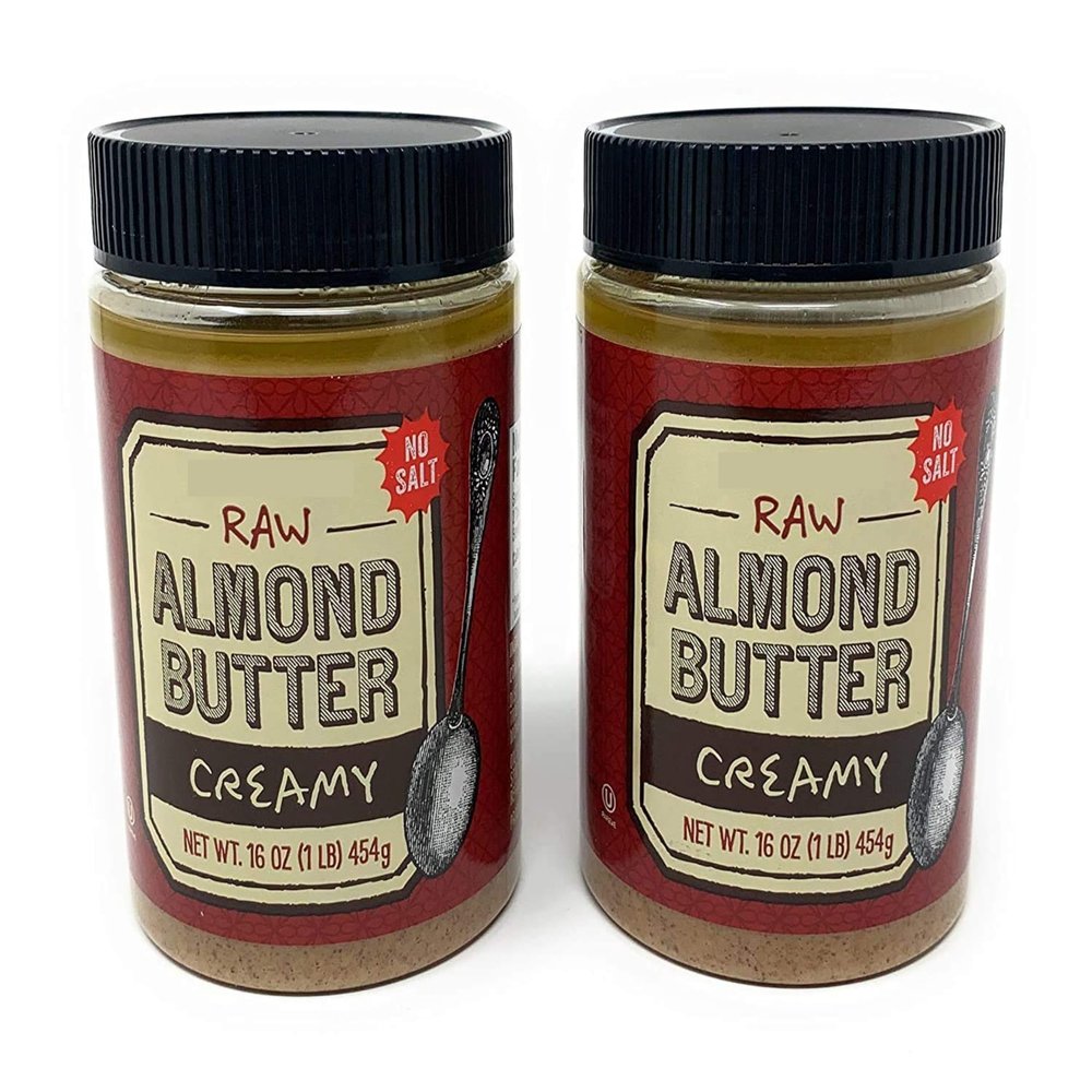 2 Packs TJss Almond Butter Raw Creamy Unsalted 16 Oz