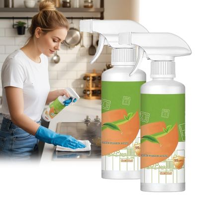 2026 New Electrolyzed Ion Kitchen Cleaner,Kitchen Appliance Cleaner,Oven Cleaner Heavy Duty For Kitchen Appliances, Household, Oven, Stove, Range Hood(300ML-2PCS)