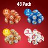 Coffee Creamer Singles Variety Pack - 48 Count - Hazelnut, French Vanilla, Caramel Macchiato & Half and Half - Non Refrigerated Individual Liquid Creamer Pods for Home, Office & Travel view 2