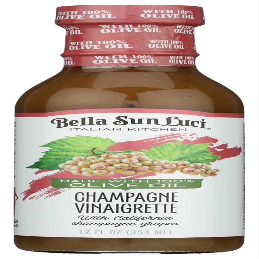 Bella Sun Luci Champagne Vinaigrette 12 fl oz (Pack of 6)