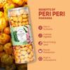 Premium Baked Makhana Multiple Flavours | Healthy Crunchy Fox Nuts | High-Protein, Low-Calorie Snack | Gluten-Free | Baked, Not Fried,(PERI- PERI) 90 Grams view 4