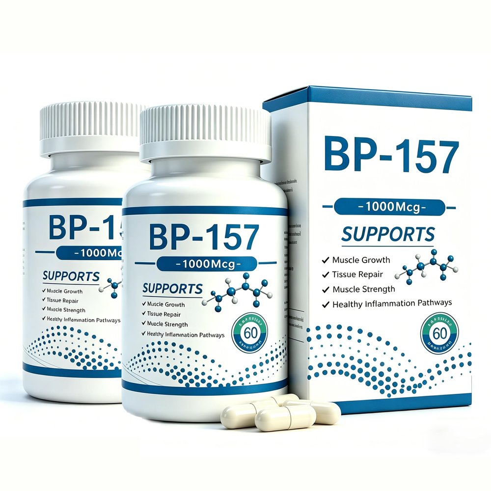BP-157 1000 Mcg, Supports Muscle Growth, Tissue Repair, Digestive Health and Overall Health 2PACK