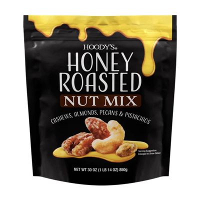 Honey Roasted Cashews, Almonds, Pecans & Pistachios Nut Mix Net Weight 30 OZ