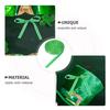 Luxshiny St Patricks Day Ribbon 1 Roll Green Shamrock Ribbon for Crafting Party Wrapping DIY Supplies 1cm Wide 10 Yards Decorative Bow for Festival Wrapping view 3