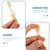 OUNONA Silicone Toothbrush 3pcs, Newborn Tongue Cleaner and Oral Care Brush, Soft Mouth Cleaner for Teeth and Tongue Hygiene view 3