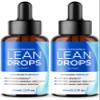 (2 Pack) Lean Drops - Lean Drops Liquid Advanced Formula Reviews, LeanDrops Daily Support Premium Formula Maximum Strength All Natural Ingredients Health and General Wellness, 2 Bottles for 2 Months view 1
