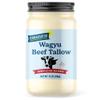 Carrington Farms Wagyu Beef Tallow 14 oz - 100% Pure Rendered Wagyu Beef Fat for High-Heat Cooking, Searing, Frying & Cast Iron Seasoning | Keto, Paleo, Carnivore & Whole30 | Non-GMO view 1