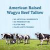 Carrington Farms Wagyu Beef Tallow 14 oz - 100% Pure Rendered Wagyu Beef Fat for High-Heat Cooking, Searing, Frying & Cast Iron Seasoning | Keto, Paleo, Carnivore & Whole30 | Non-GMO view 4