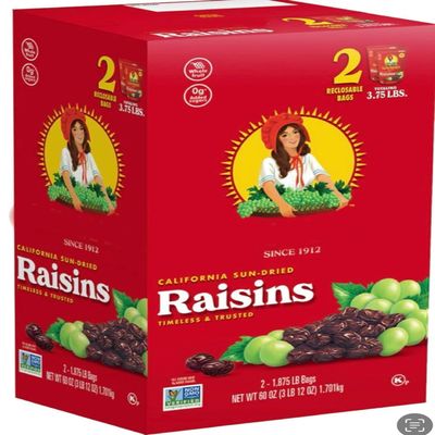 NineLife Basics Sun-Maids California Sun-Dried Raisins, 30 Ounces, 2 Pack