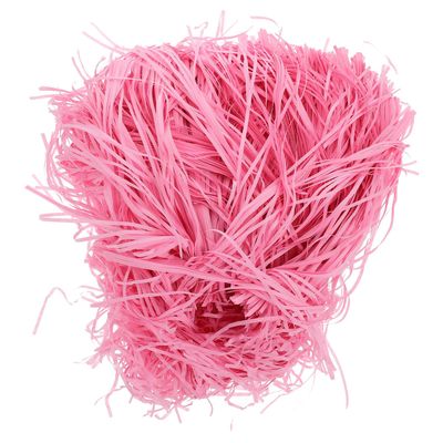 BUTIFULSIC Pink Crinkle Cut Shredded Paper Filler 200g Bag for Box and Basket Decoration, Protective Wrapping Paper Confetti for Craft Projects and Present Packaging