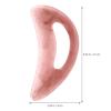 Housoutil Resin Beeswax Guasha Scraping Tool Crescent Shaped Massage Board for Neck Back Whole Body Massager Acupuncture Therapy Facial and Muscle Relaxation view 2