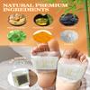 TEWEAE 122-Count Ginger Foot Pads, Bamboo Vinegar & Mugwort Foot Patches to Sleep Better | Stress & Fatigue Relief | Relaxation Foot Spa for Tired Feet | Use During Sleep view 2