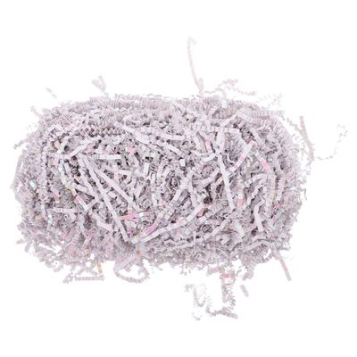 COHEALI White Crinkle Paper Raffia Grass Filler 100g Bag for Bridesmaid Boxes Wedding Party Present Packaging Natural Shredded Paper Basket Stuffing Decoration
