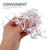 COHEALI White Crinkle Paper Raffia Grass Filler 100g Bag for Bridesmaid Boxes Wedding Party Present Packaging Natural Shredded Paper Basket Stuffing Decoration view 4