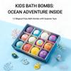2026 New 12-Pack Ocean Toy Bath Salt Ball Bath Bombs, with Surprise Inside, Color Changing Fizzy Bubble Bath Spa Gift Set, Spring Easter Basket Stuffers & Egg Fillers (Ocean Series, 50g*12) view 2