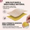 12 PCS Anti-Slip Heel Liners Soft Cushion Heel Protector Pads for Women Men Shoes,Ultra Soothing Heel Pads for Shoes,Shoe Inserts for Women (A) view 2