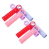 Ciieeo 8pcs Mop Handle End Caps and Dustpan Broom Handle Grip Replacement 22mm for Floor Cleaning Multipurpose Red Purple Blue Pink Set view 1