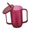 SOESFOUFU Elderly Care Spill-proof Cup with Straw and Lid, 250ml Non-spill Feeding Cup for Seniors and Disabled Adults, Anti-choke Nursing Drinking Aid for Bedridden Patients view 1