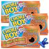 Chore Boy Heavy Duty Copper Scrubber for Pots and Pans 2 pk Dish Scrub Pad & Cast Iron Cleaner Scouring Pads Steel Wool Alternative 3 Pack with Bag Clips view 1