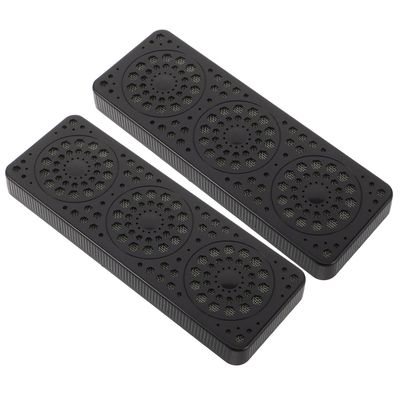 VICASKY Large Rectangular Cigar Humidor Box 2pcs Cigar Humidifier Tray Humidity Regulator and Desktop Storage Maintenance