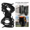 PERSELOSO 2pcs 360 Rotatable Cane Holder Crutch Mount Adjustable Mobility Scooter Wheelchair Support Stand Portable Cane Organizer for Elderly Users view 3
