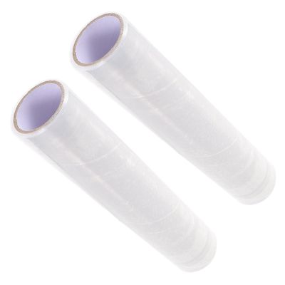 WESIEVYA Food Cling Wrap with Slide Cutter 2 Rolls 25cm X 45m Disposable Pe Foodservice Film Kitchen Storage Wrap for Meal Prep and Food Preservation