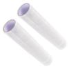 WESIEVYA Food Cling Wrap with Slide Cutter 2 Rolls 25cm X 45m Disposable Pe Foodservice Film Kitchen Storage Wrap for Meal Prep and Food Preservation view 1