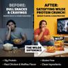 Wilde Protein Chips 4 Bags Protein Snacks for Adults Healthy Chips and Keto Chips Protein Snack Alternative to Popcorners, Whisps and Kale Chips with Plastic Bag Clip view 2