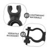 MAGICLULU 20pcs Universal Cane Holder Clamp for Drive Rollator Walker and Wheelchair Accessories, 360 Rotatable Flashlight Bracket for Mobility Scooters, Walking Stick and Crutch Mount view 3
