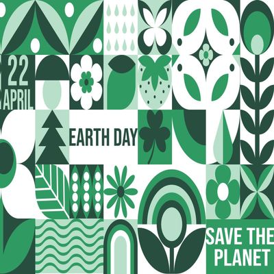 Happy Earth Day Edible Image Photo Cake Topper For Half Sheet Cake