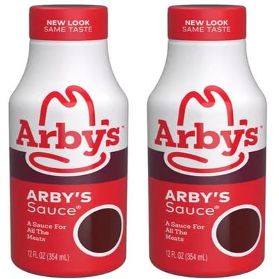 (2 Pack) Arby's Sauce 12oz Bottle Famous Classic Original Sandwich Red Sauce