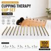 100 Pcs Cupping Cups Set Size B4 (Y4, U4) Resistant Strong Suction Premium Quality Wholesale Professional Hijama And Vacuum Suction Cups For Massage, Muscle Recovery & Circulation No Pump Not Silicone view 2