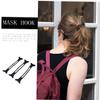 Angoily 3 Pcs Face Mask Extenders Ear Rope Buckle Strap Extension Buckles Long Dark Lanyard for Ear Protection Comfortable view 3