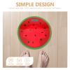 Artibetter Watermelon Digital Weight Balance Scale Portable Mini Body Weight Travel Scale for Home Use with Tempered Glass Surface view 3