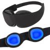 2026 Upgraded Sleep Mask for Dry Eyes Reusable Eye Mask for Men & Women 100% Blackout & Adjustable Moisture Goggle, Soft, Comfortable Ideal for Travel Black view 1