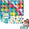 Easter Bath Bombs for Kids, 24-Pack Natural Bath Bombs with Surprise Spring Animal Toys Inside, Mega Bubble Gentle Kids Bath Kit Gift Set view 1