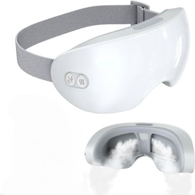 Steam Therapy Eye mask with Two Adjustable hot and Cold steam Settings Effectively relieves Dark Circles, Eye Bags, and Dry Eye Syndrome(A15-1200mah)