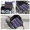 Alasum Wheelchair Cushion and Backrest Set 2pcs Plaid Oxford Fabric Breathable Pressure Relief Seat Pad Sturdy Soft Support for Mobility Aid Users view 3