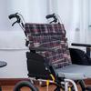 Alasum Wheelchair Cushion and Backrest Set 2pcs Plaid Oxford Fabric Breathable Pressure Relief Seat Pad Sturdy Soft Support for Mobility Aid Users view 4