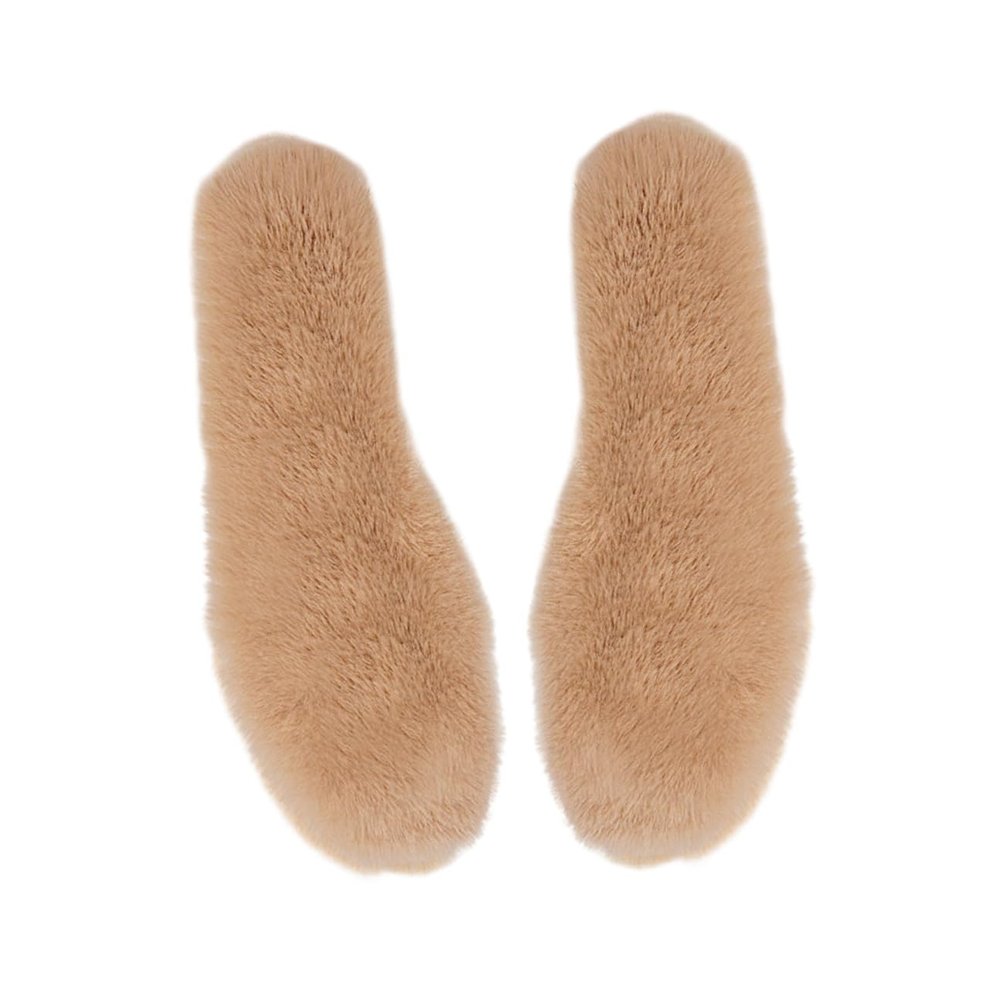 FOMIYES Winter Insoles for Men and Women, Thick Cotton Warm Shoe Inserts with Soft Anti-Odor Fleece, Cold-Proof Comfortable Footwear Accessory for Winter Boots and Daily Use