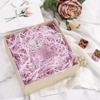 ARTIBETTER DIY Raffia Filament Box Filler Paper, 2pcs 200g Pink Shredded Filling Material for Boxes, Wedding and Holiday Packaging Supplies view 4