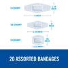 Nexcare Strong Hold Pain Free Removal Bandages, Assorted, 60 Count view 3