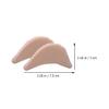 EXQUIMEUBLE 6 Pairs Forefoot Shoe Head Cushions Half Insoles Sponge Pads for High Heels Black Beige Leopard Anti Ball-of-Foot Inserts for Women Foot Care view 2