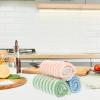 Beaupretty 10pcs Multi-Function Microfiber Kitchen Dish Towels 25x25cm Water Absorbent Quick Drying Cleaning Cloths for Household Dishwashing Random Color view 4