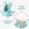 OSOLADY 50pcs Mermaid Heart Candy Boxes Small Paper Party Treat Storage Packaging for Summer Festival Wrapping view 3