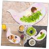 Baluue 24pcs Halloween Ghost Paper Plates Set, Lightweight Disposable Dinner Plates Irregular Phantom Design, Household Party Tableware for Halloween Gatherings and Family Celebrations view 3