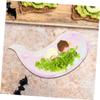 Baluue 24pcs Halloween Ghost Paper Plates Set, Lightweight Disposable Dinner Plates Irregular Phantom Design, Household Party Tableware for Halloween Gatherings and Family Celebrations view 4