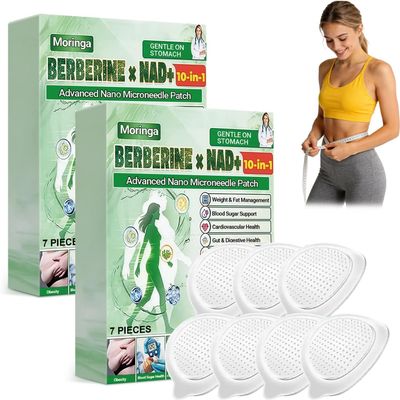 2026 Upgraded Style M-B-N Moringa 10-in-1 Nano Microdarts Patch, Advanced Moringa Patches, Natural Body Patches for Women and Men - Gentle Formula for All Skin