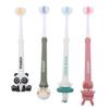 IMIKEYA 4pcs Toothbrush Set with Three-Sided Soft Bristles for Gentle Cleaning, Comfortable to Hold Manual Toothbrush and Infants Aged 3+, Oral Care view 1