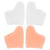CHILDWEET Bunion Splints and Separators 2 Pairs Silicone Forefoot Sleeves with Gel Cushion, Protective Foot Cover for Hallux Valgus and Alignment Support view 1